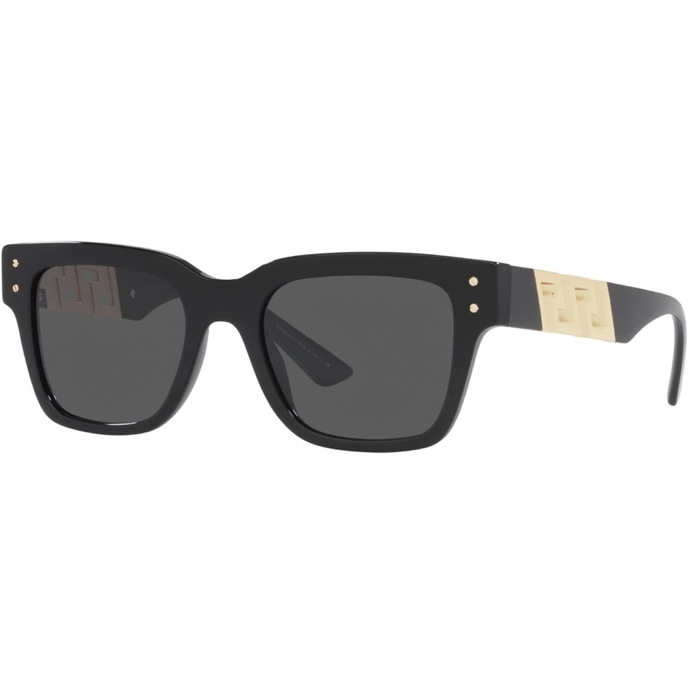 NEW Versace Man Sunglasses Black Frame